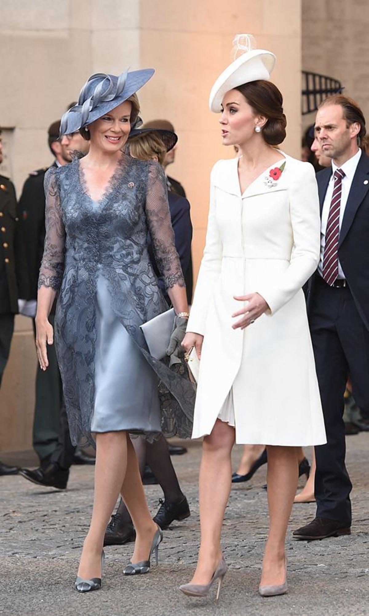 Matilde de Bélgica junto a Kate Middleton