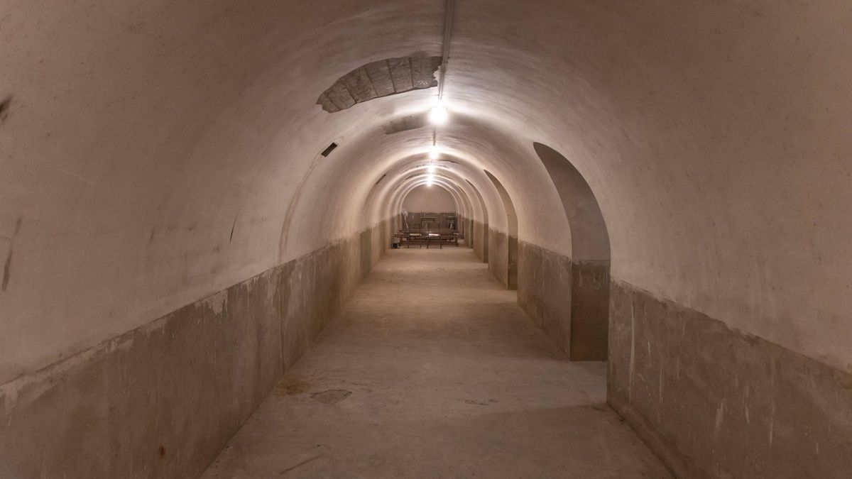 Refugio de la Guerra Civil en el colegio Lluis Vives.