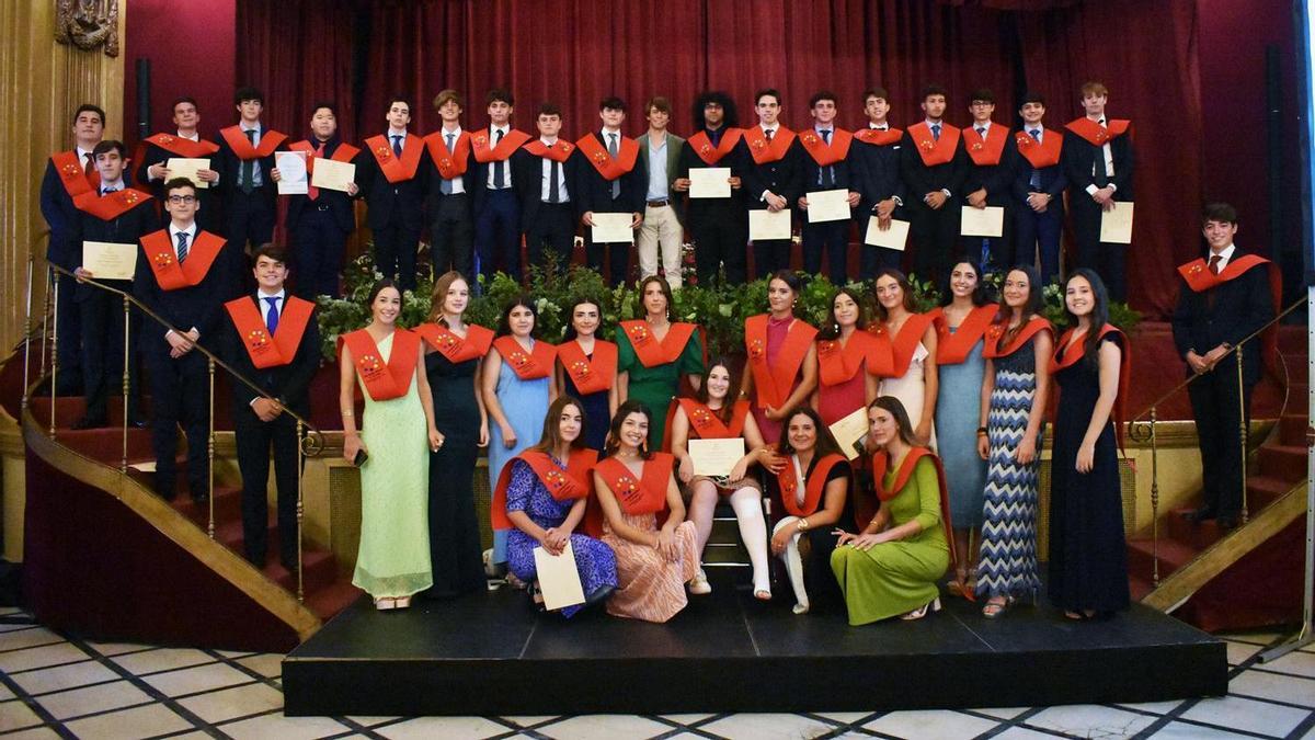 Clausura del curso en el Colegio Británico.