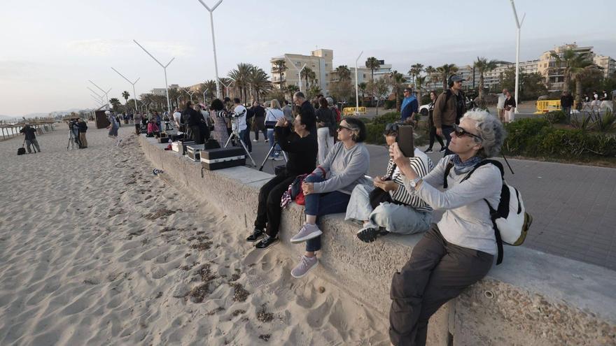 VÍDEO | Cort prepara un dispositivo de aforo "óptimo" de 75.000 personas en la Playa de Palma el día del eclipse en una zona con más de 100.000 personas entre residentes y turistas