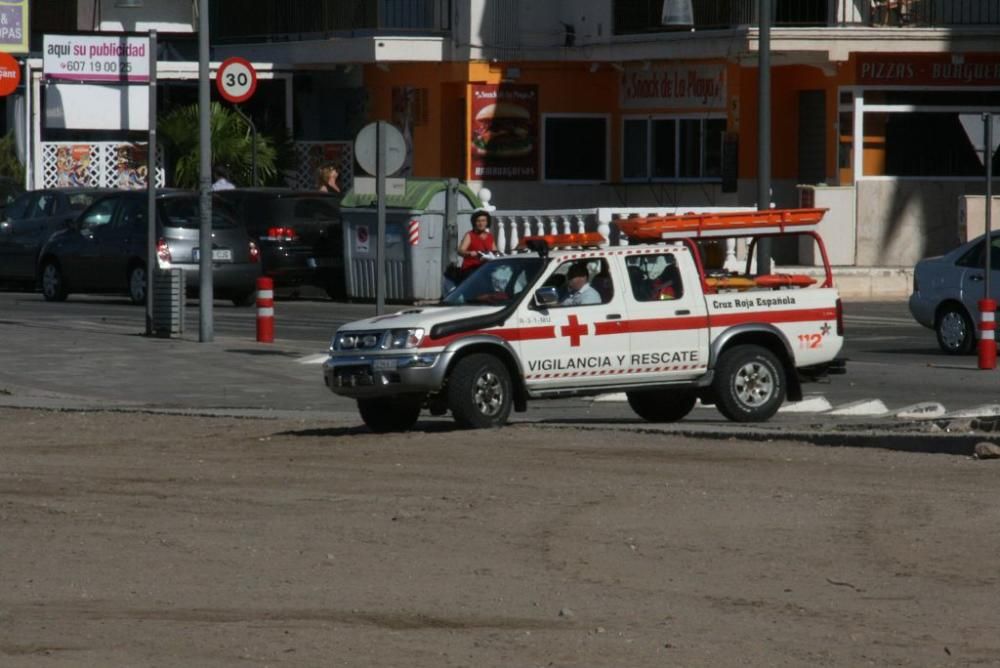 Simulacro de salvamento en Águilas