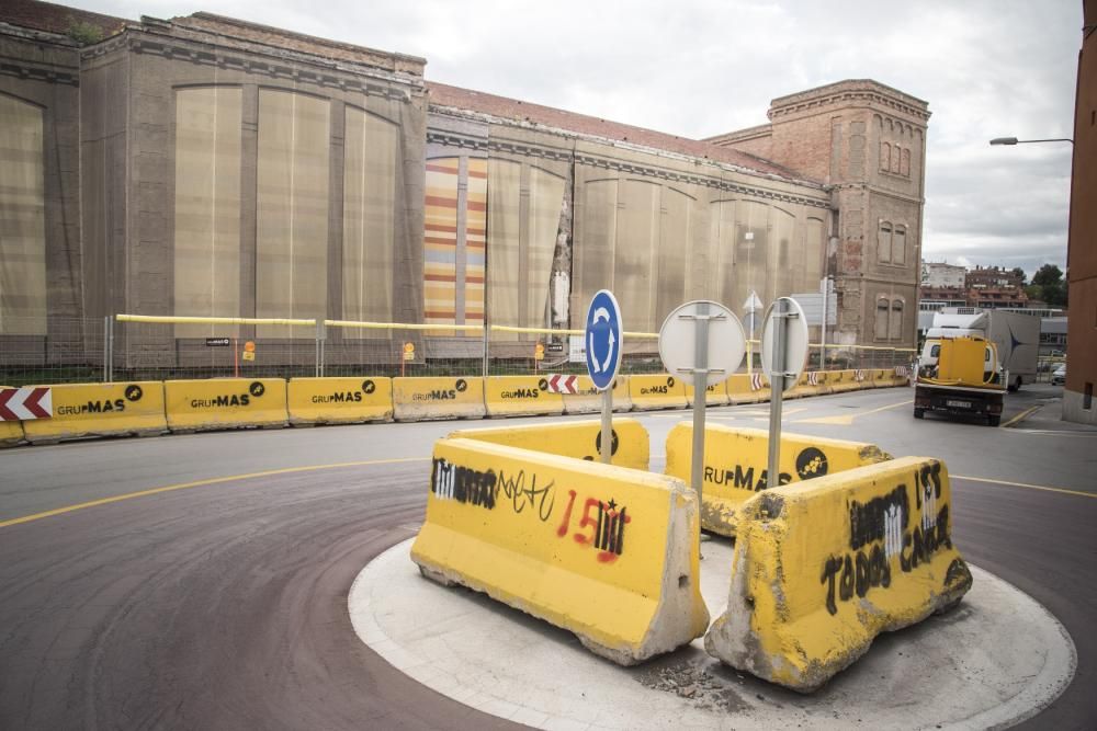 Estat actual de les obres a la Fàbrica Nova de Man