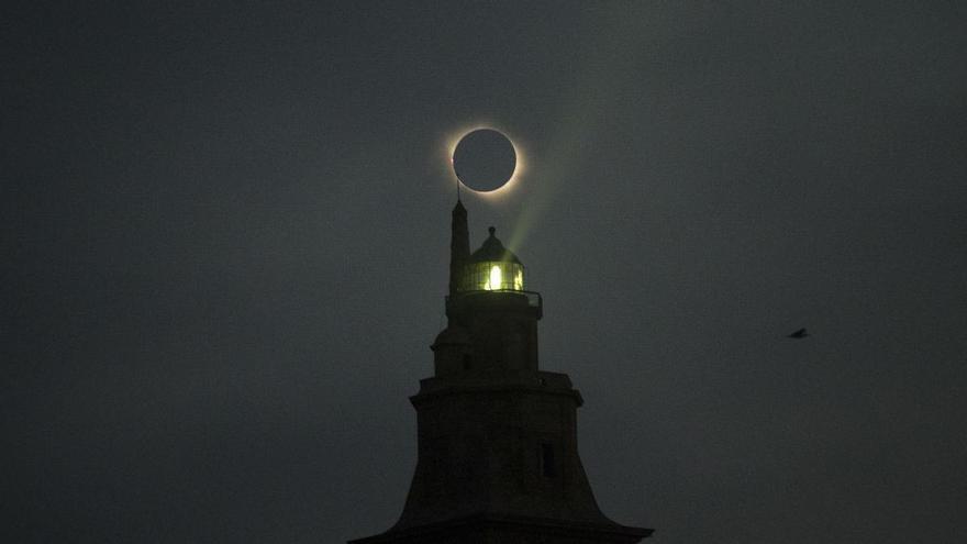 76 segundos de oscuridad que hicieron historia en A Coruña: un eclipse inolvidable