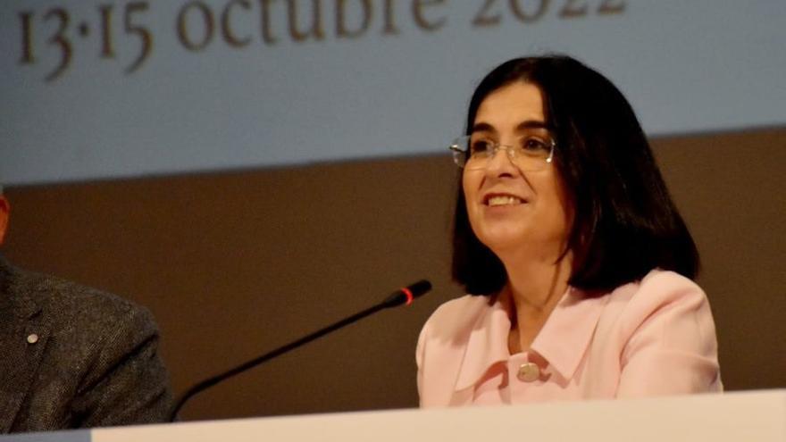 La ministra de Sanidad, Carolina Darias.