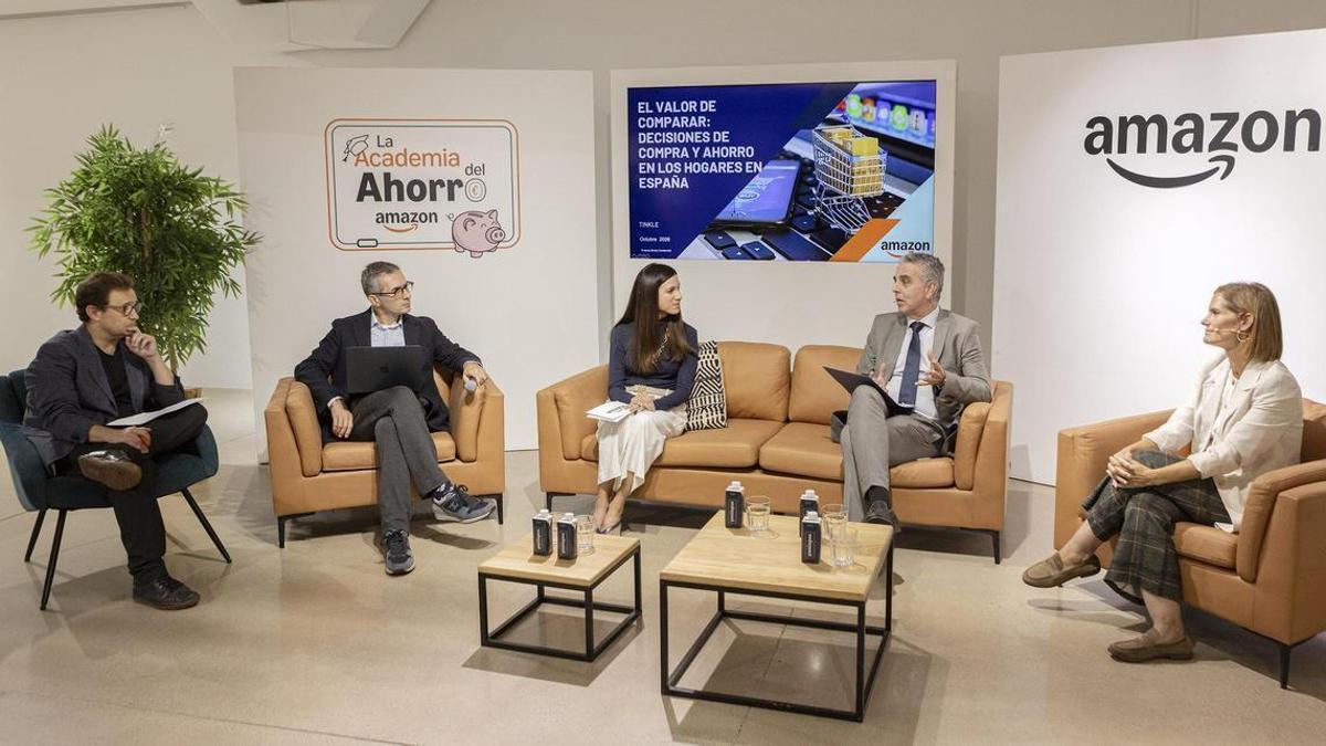 David Morán, Pablo Foncillas, Ana Sánchez Jauregui, Miguel Ángel Ruiz y Paloma Blanc