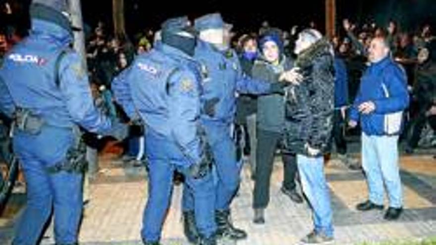 Un detenido en los disturbios en Burgos