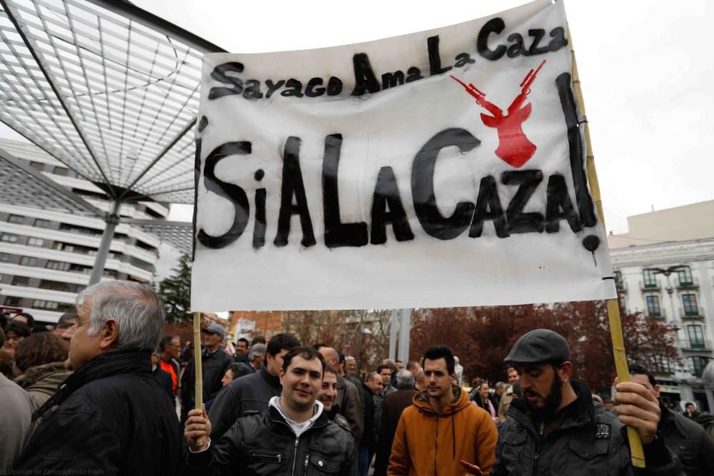 Manifestación cazadores