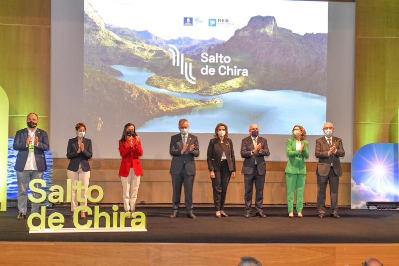 Acto de inicio de las obras de Salto de Chira