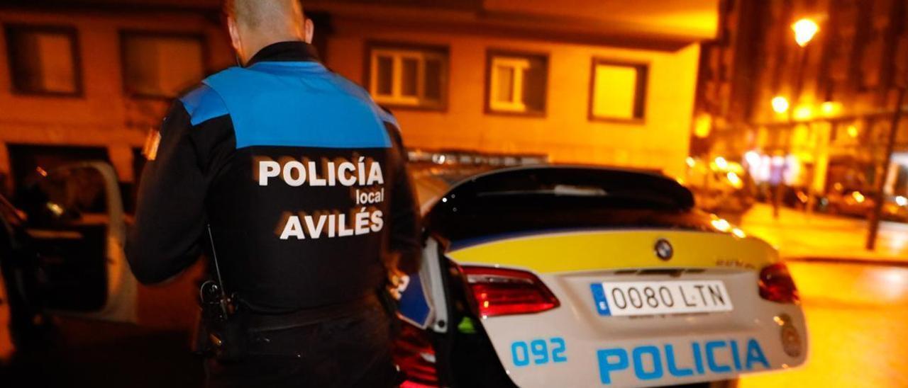 Control de la Policía Local de Avilés