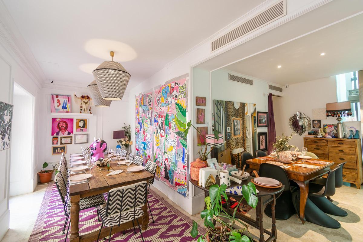 Pan y Circo, el restaurante del Centro de Sevilla con los mejores platos de la cocina "viajera" y obras de arte en venta