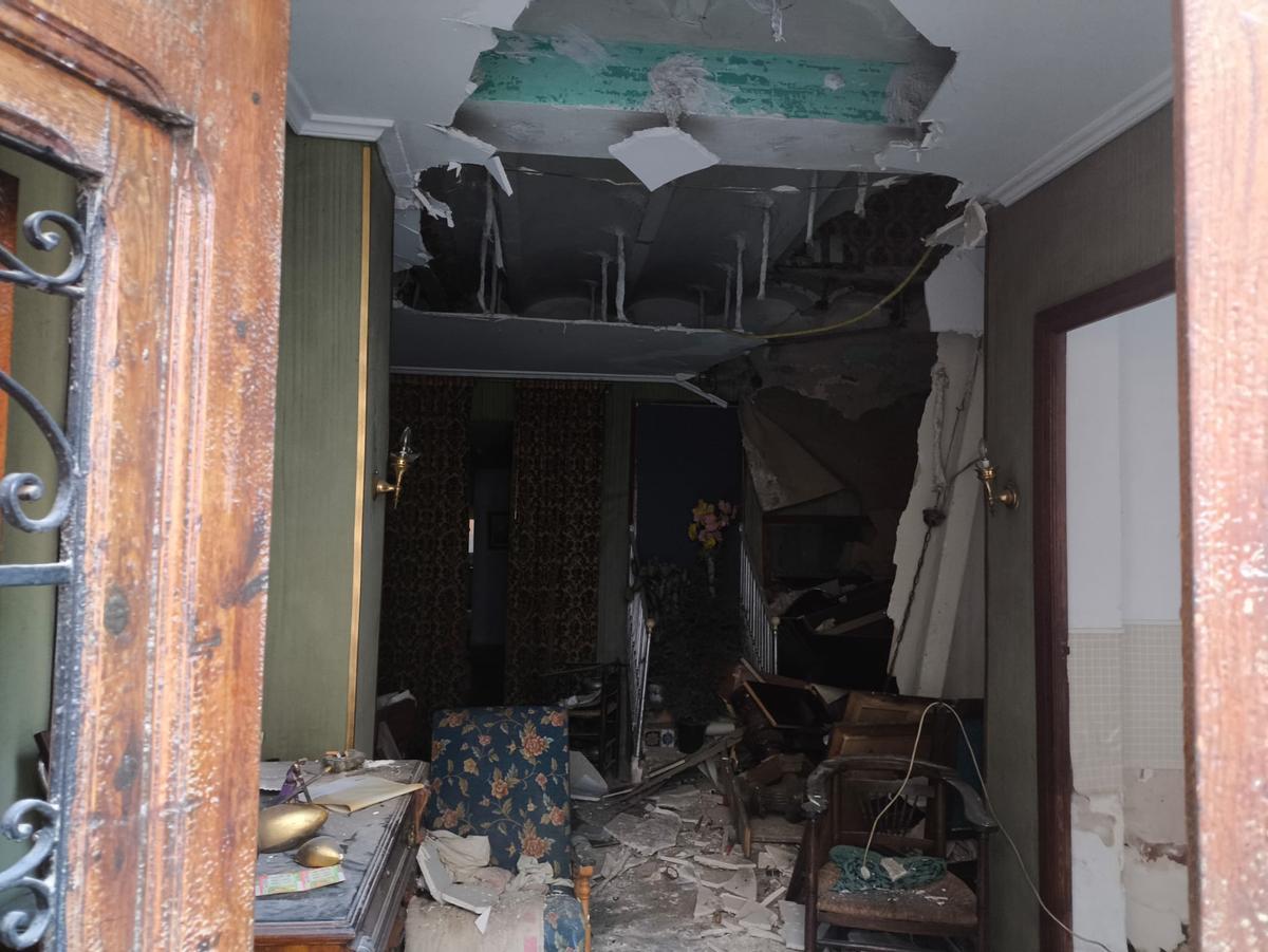 Así ha quedado la casa.