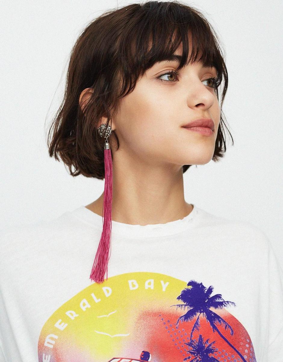 Pendientes extralargos de Pull &amp; Bear