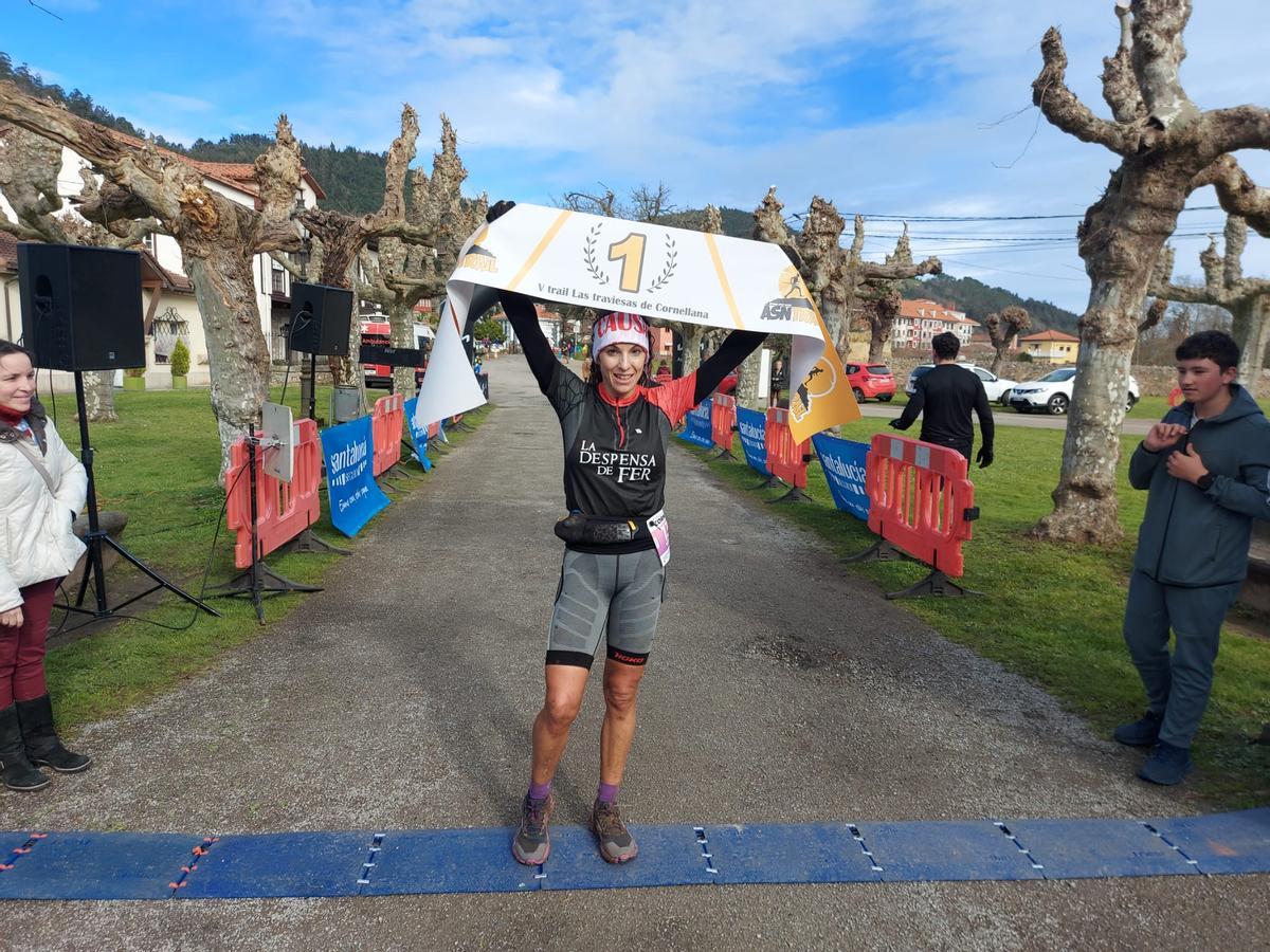La ganadora del trail de Cornellana del año pasado.