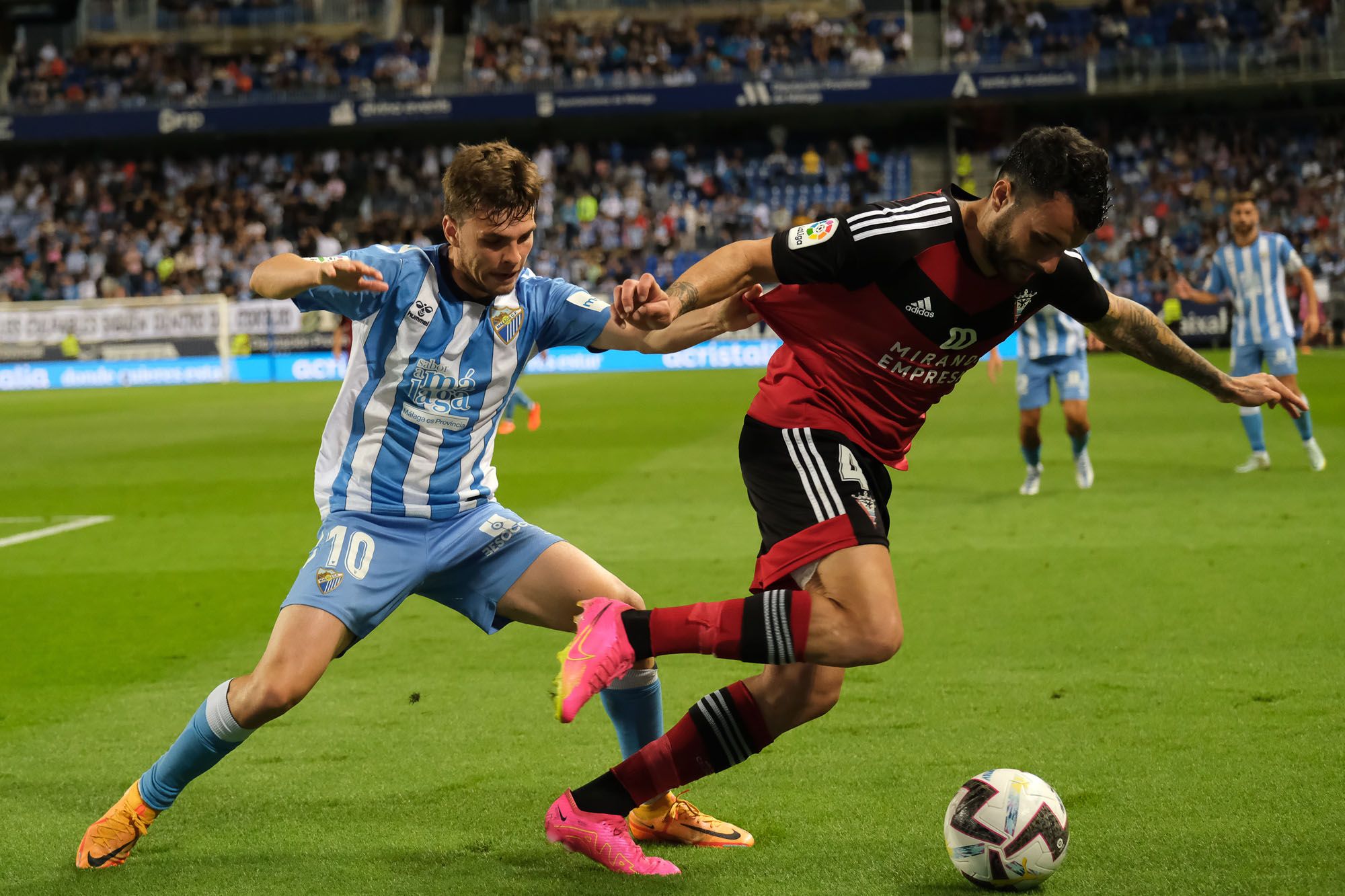 El Málaga CF - CD Mirandés, en imágenes