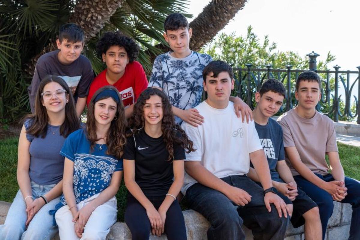 Jóvenes de Tarragona de entre 12 y 14 años que irán a Montserrat el día 10 de junio.