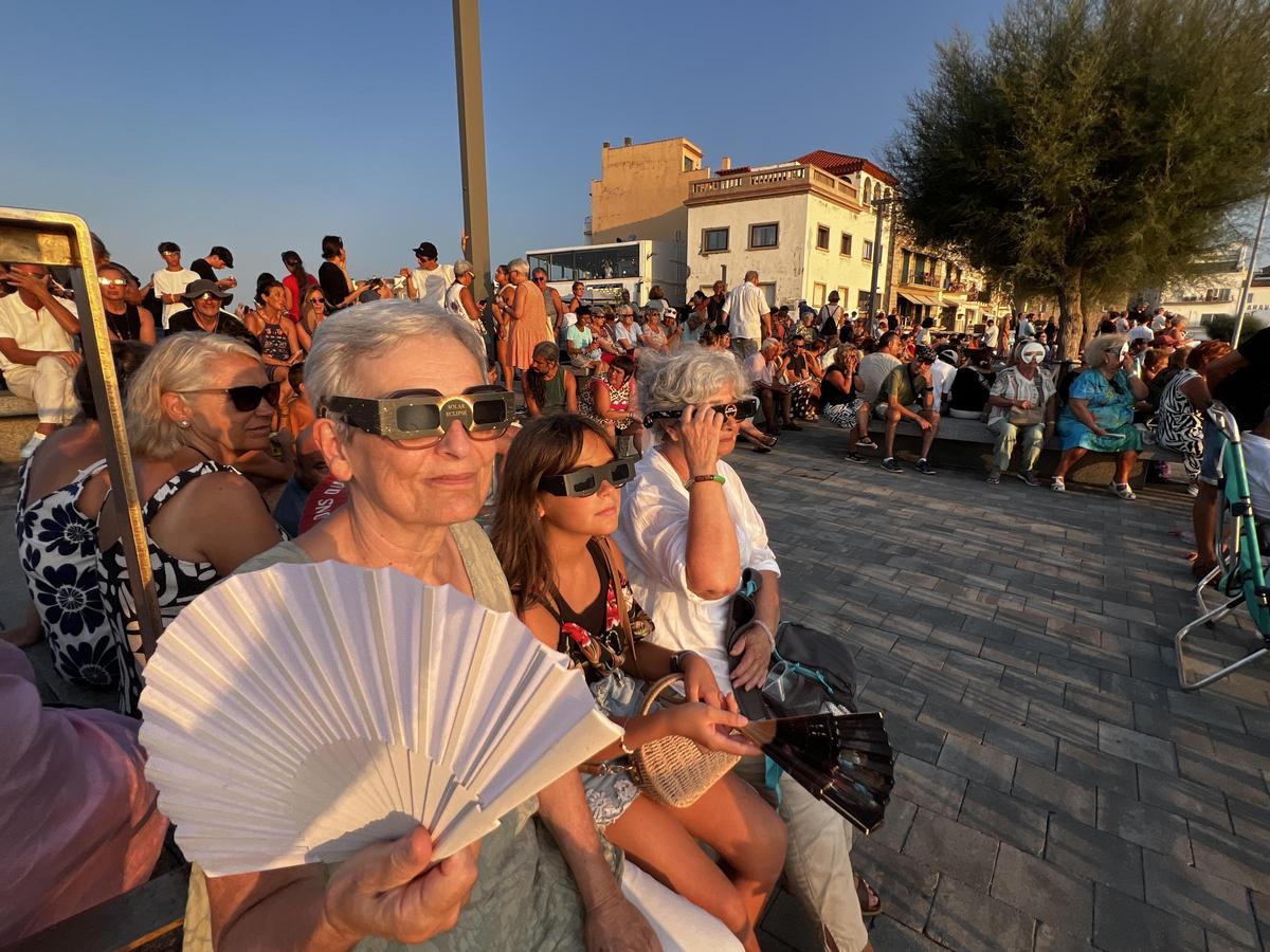 Les imatges de l'eclipsi a l'Escala