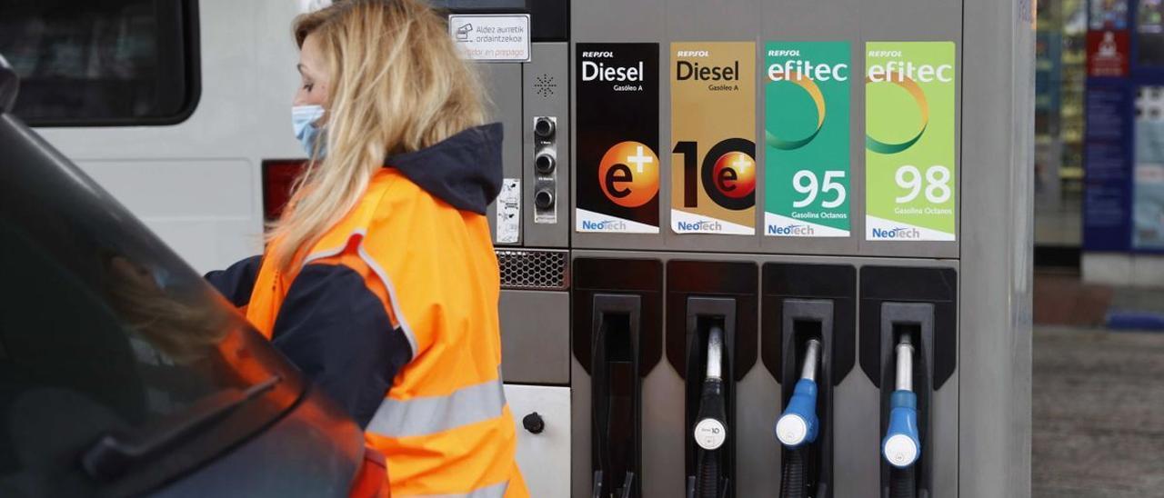 Una gasolinera en Zamora.