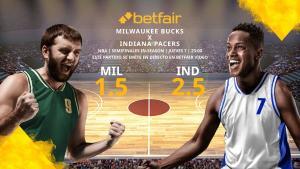 Milwaukee Bucks vs. Indiana Pacers: horario, TV, estadísticas, cuadro y pronósticos