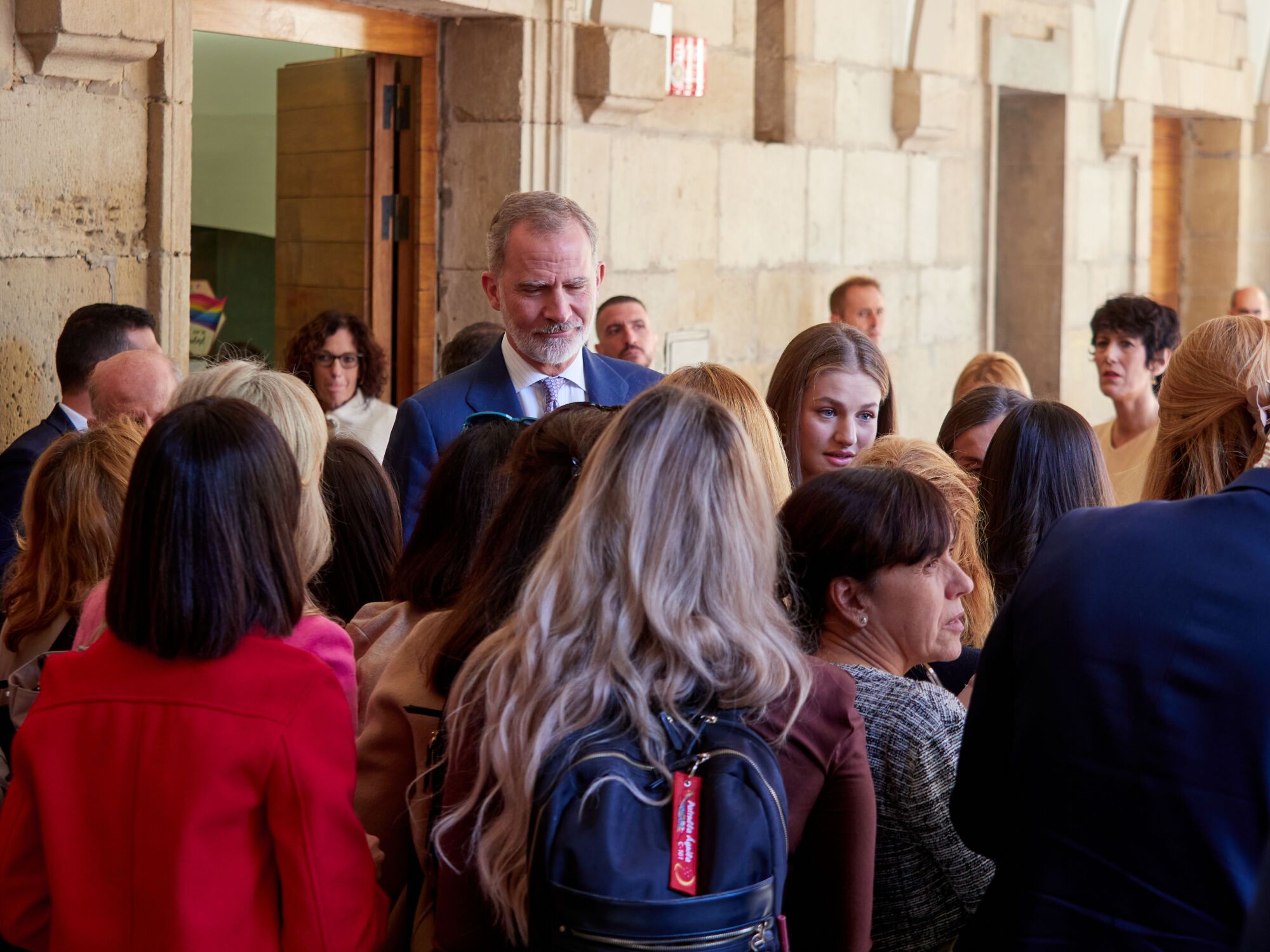EN IMÁGENES: Leonor se da un baño de multitudes en su estreno como Princesa de Viana