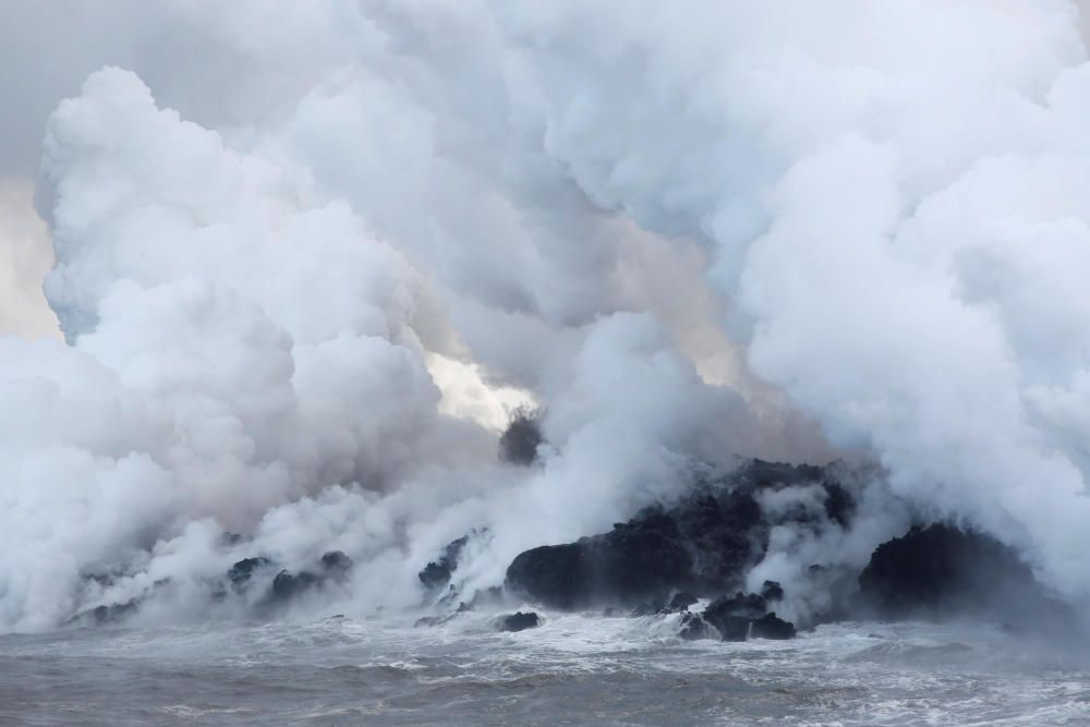 Les erupcions del volcà Kilauea arriben a l'Oceà P