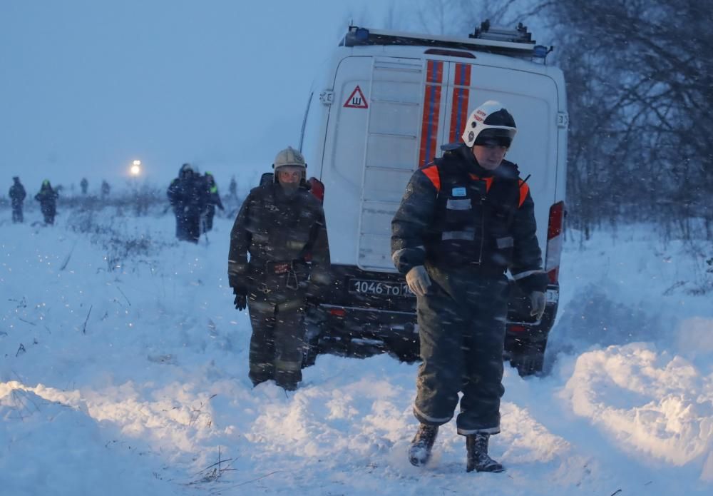 Un accident d'avió deixa 71 morts prop de Moscou