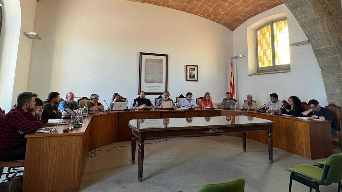 El ple de l'Ajuntament de Llagostera.