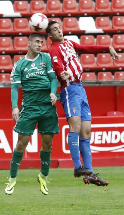 Sporting B-Arenas de Getxo, en El Molinón.