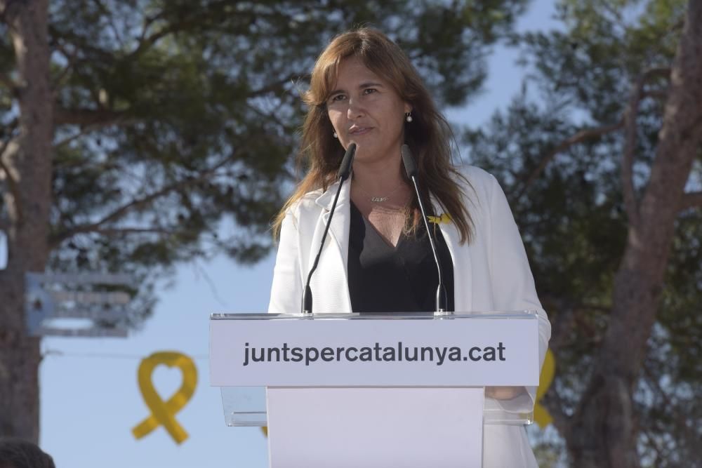 Acte institucional de Junts per Catalunya a Lledon