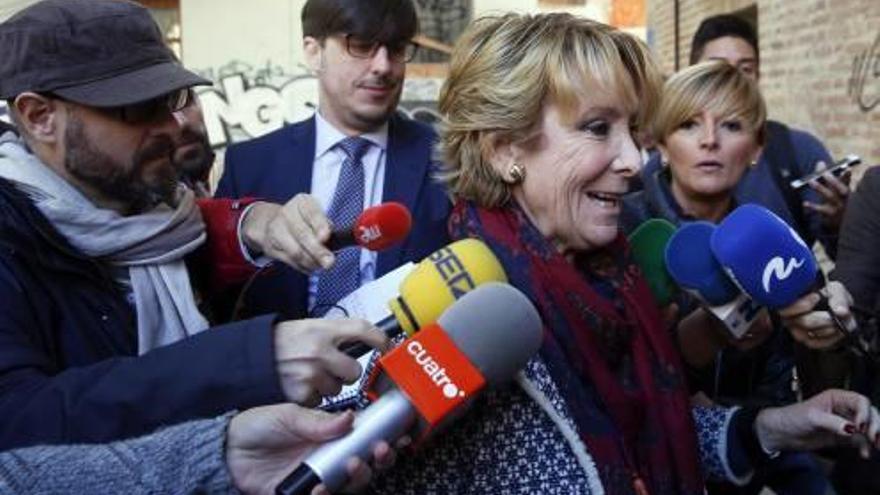 Esperanza Aguirre ve a Bonig como próxima jefa del Consell