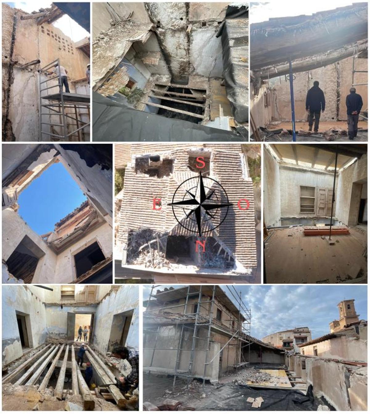 Así se encuentra la casa solariega de Montón