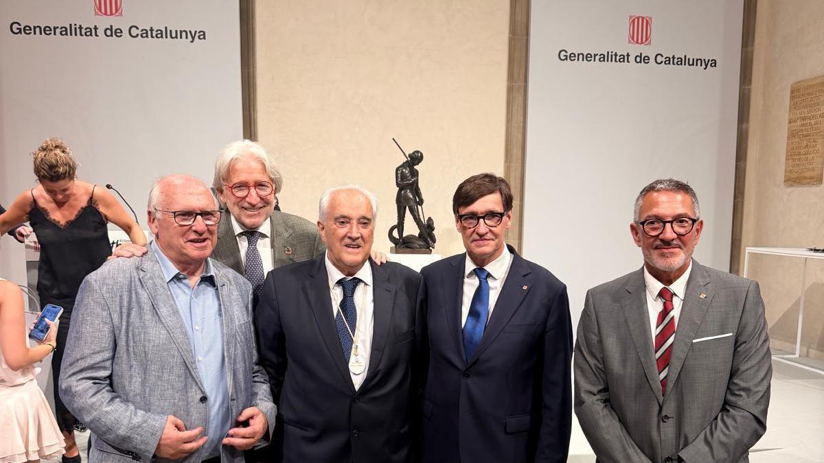 L’entrega del guardó a l’empresari Ramon Foradada.