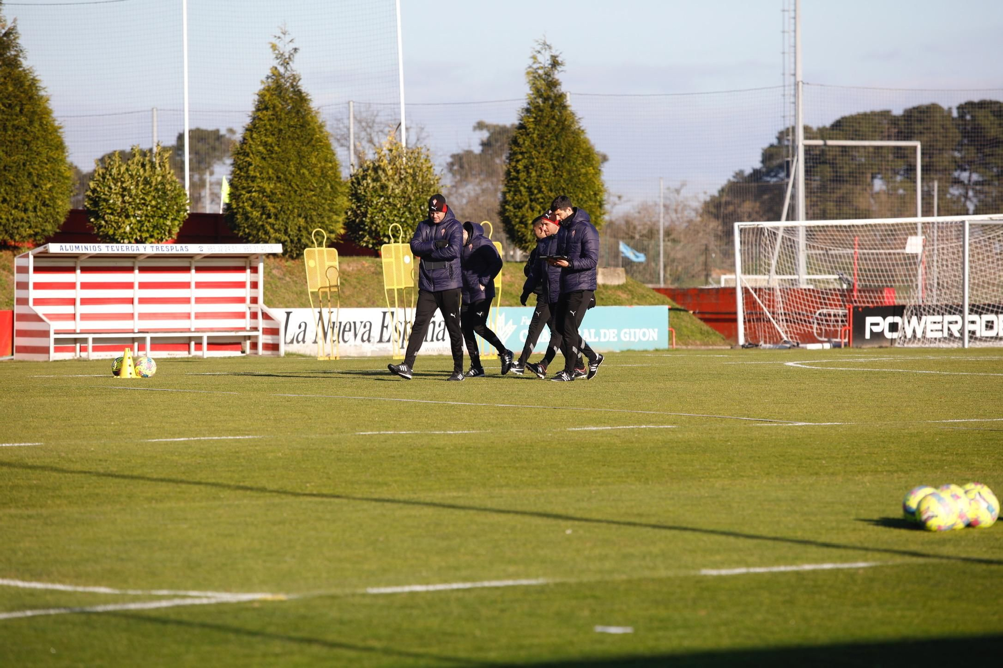 EN IMÁGENES: Así fue el entrenamiento del Sporting