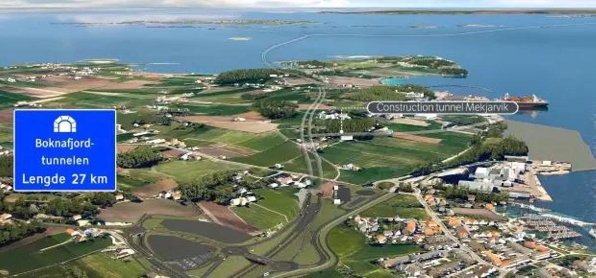 El túnel será de 27 kilómetros de longitud y estará hasta 400 metros bajo el agua