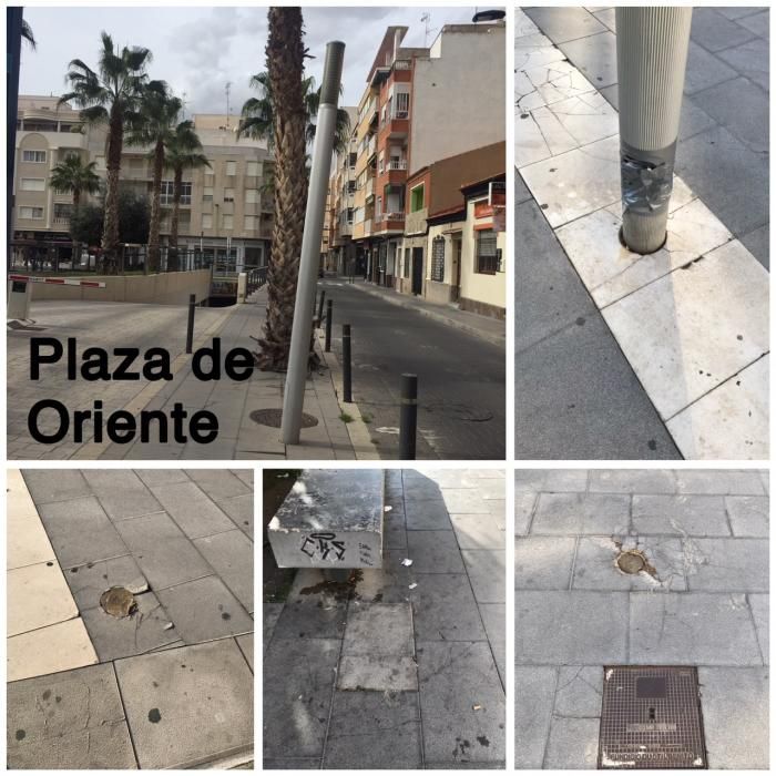 La edil Sandra Sánchez documenta numerosas averías en el alumbrado d de la vía pública dos años sin reparar