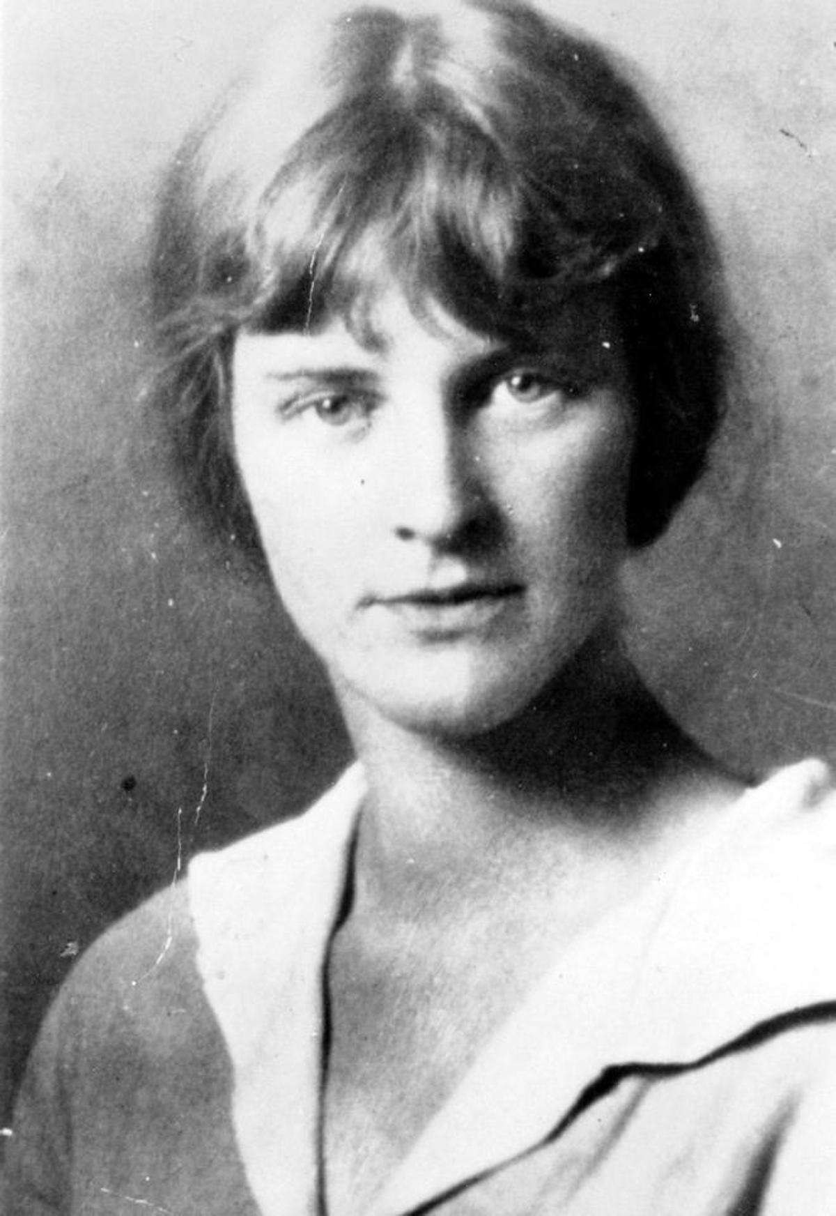 Mildred Harnack, cuando era una estudiante de Wisconsin.