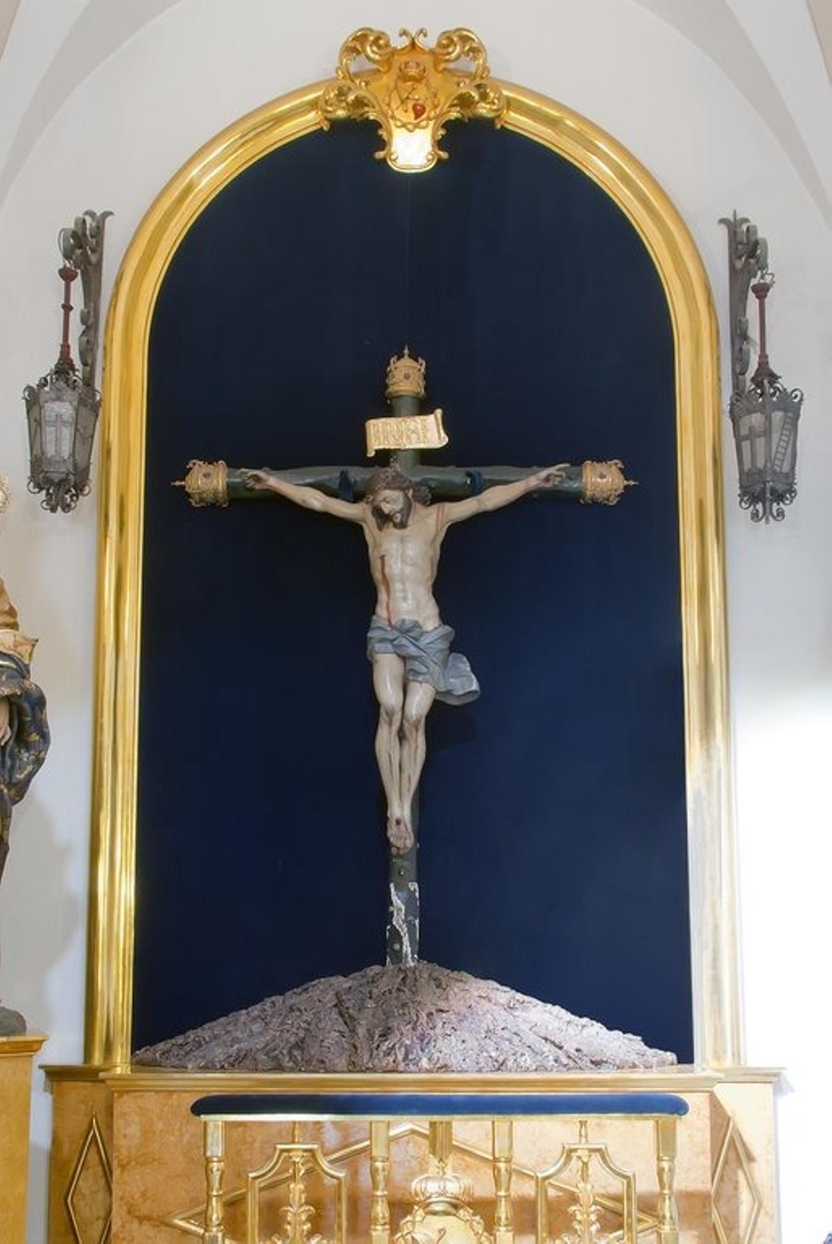 Santísimo Cristo del Amparo en al Parroquia de San Nicolás de Bari. 1739