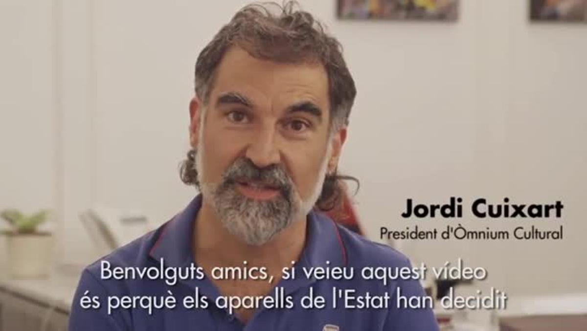 Les declaracions de Jordi Cuixart, president d’Òmnium Cultural.