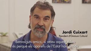 Les declaracions de Jordi Cuixart, president d’Òmnium Cultural.