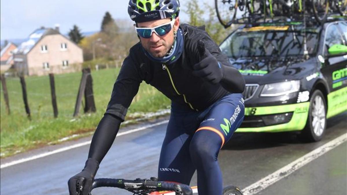 Alejandro Valverde hace este año su debut en el Giro de Italia