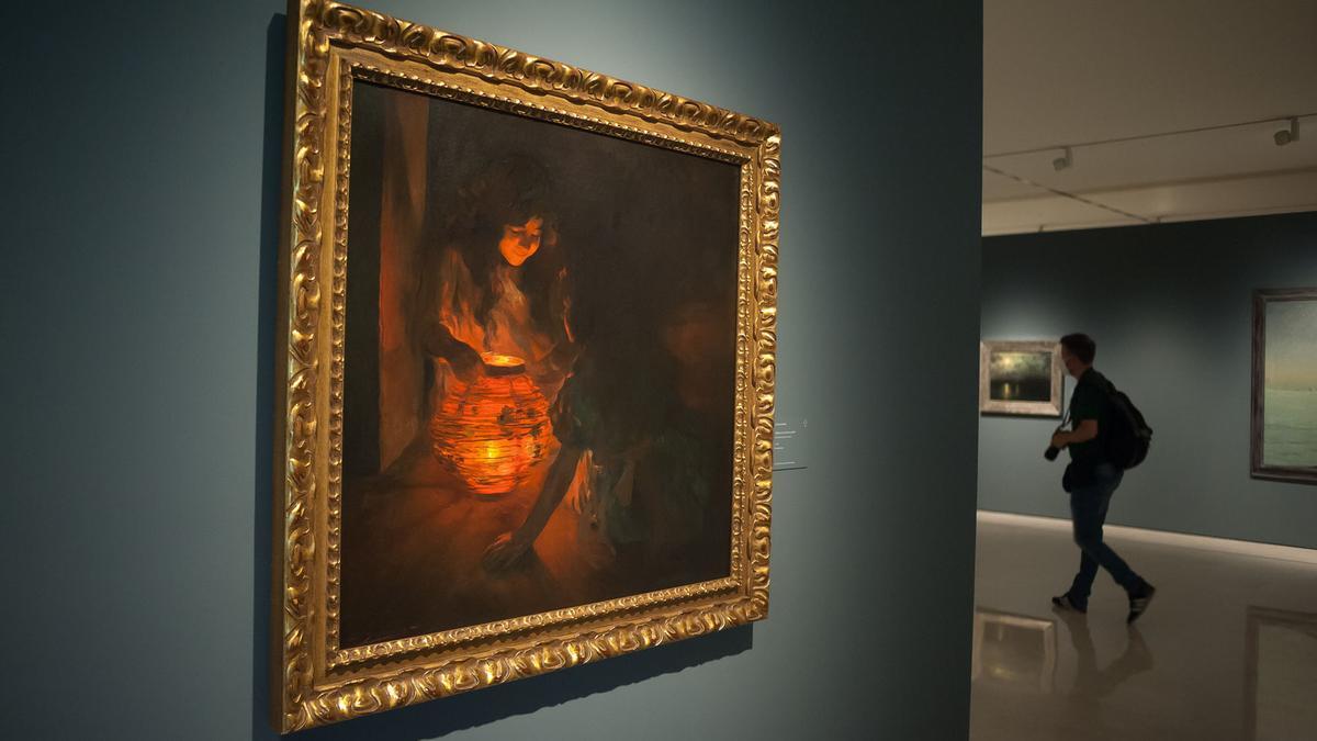 Exposición 'Pintar la luz. Maestros catalanes de colección Carmen Thyssen', en el Museo Thyssen Málaga