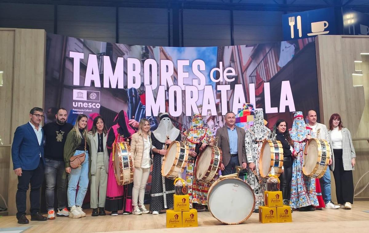 Los tambores también estuvieron presentes en Fitur