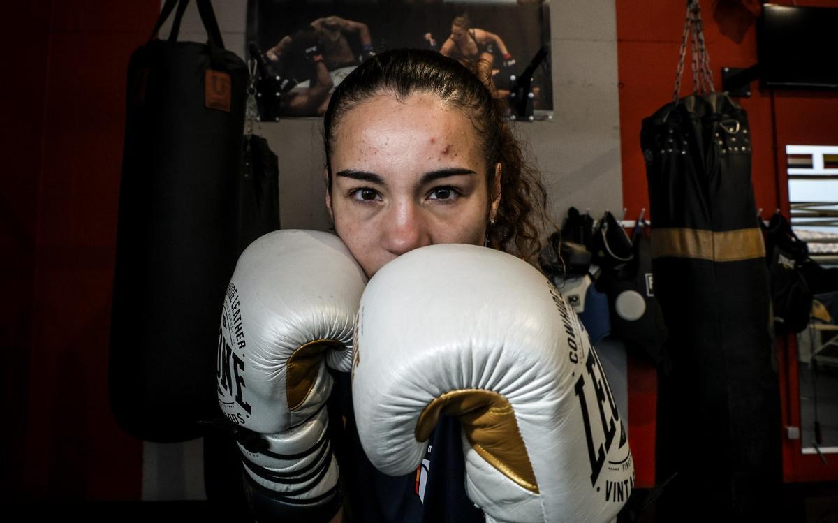 Sheila Martínez, la alicantina, campeona de Europa de boxeo de peso pluma