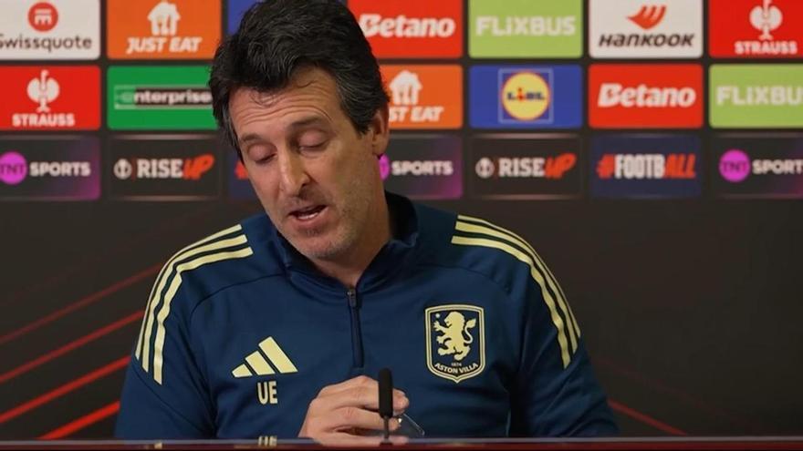 Emery: "En fútbol, lo que hiciste antes, ya pasó"