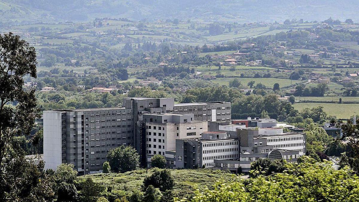 Vista del Hospital de Cabueñes.