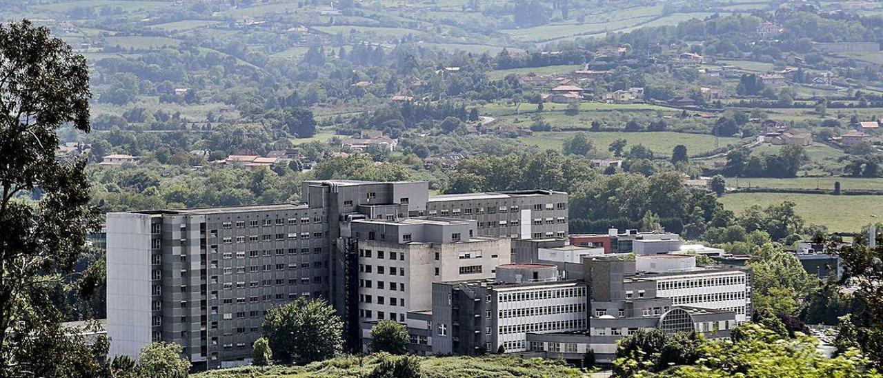 Vista del Hospital de Cabueñes.