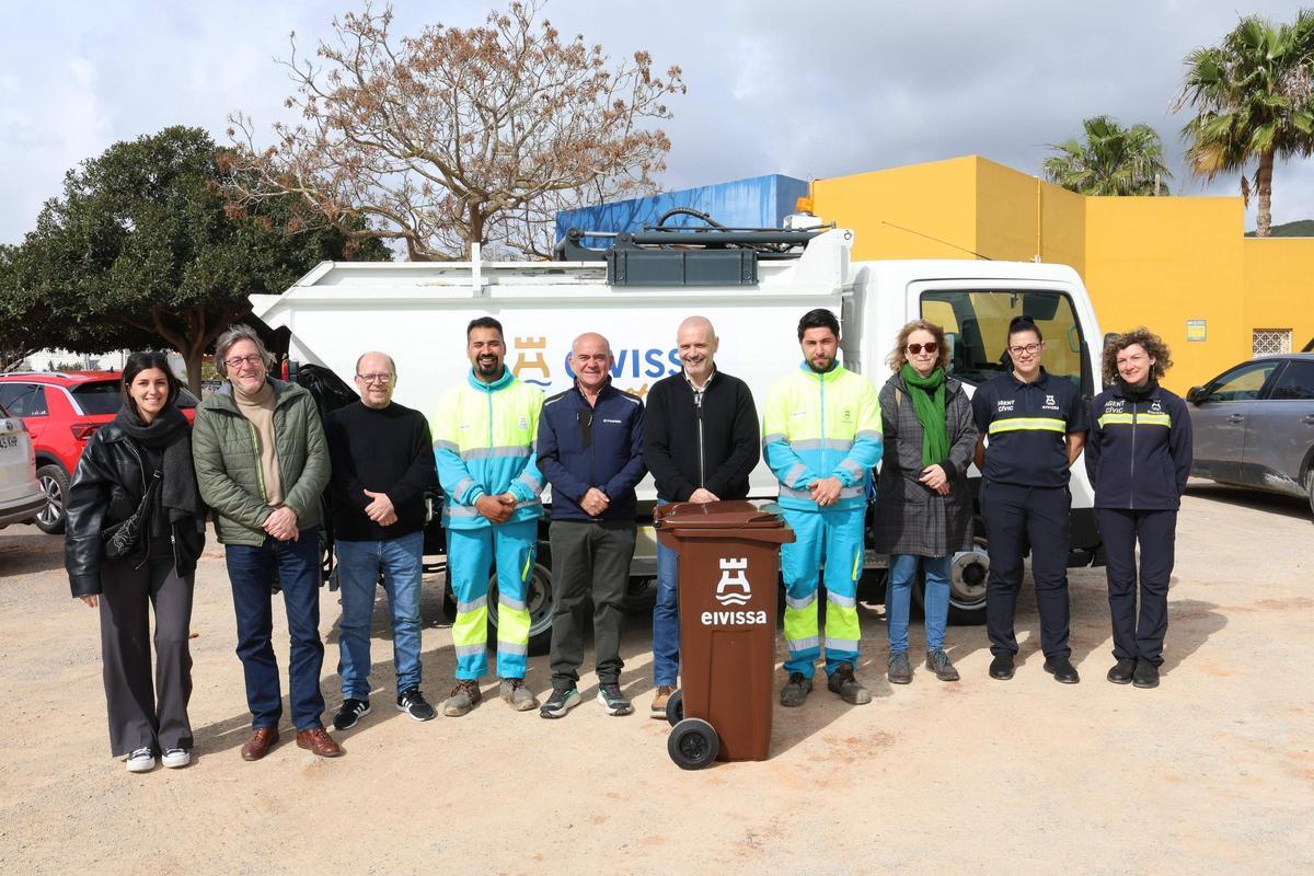 Presentación del nuevo sistema de recogida de residuos orgánicos para grandes productores de residuos en San Pablo.