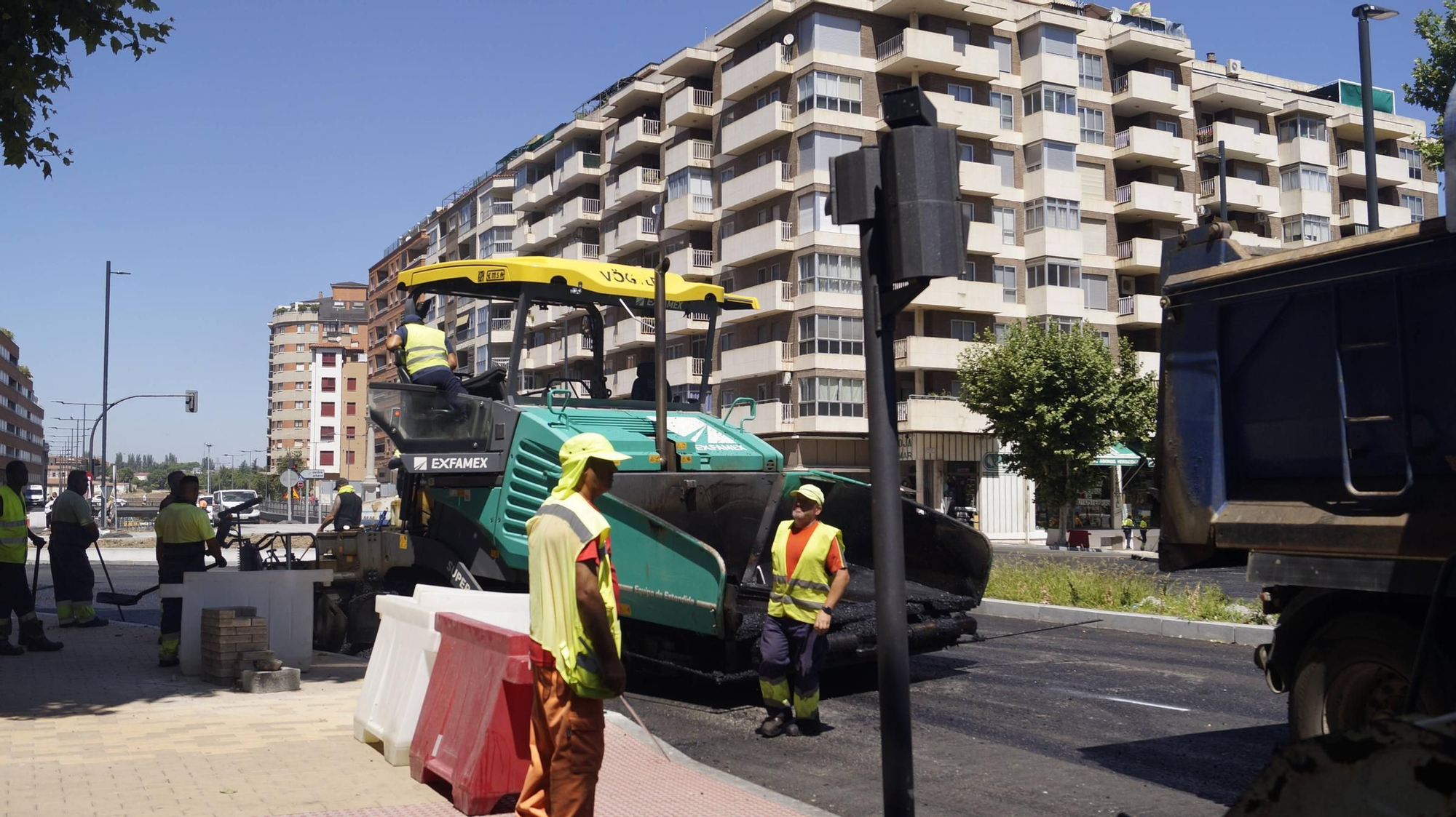 Obras de humanización. Tareas de Asfaltado.