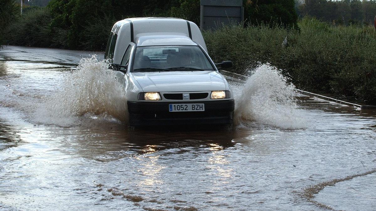 Lluvia en Barcelona.