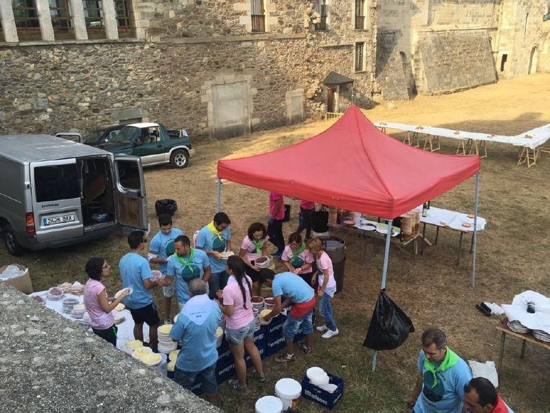 Merienda popular en San Martín de Castañeda