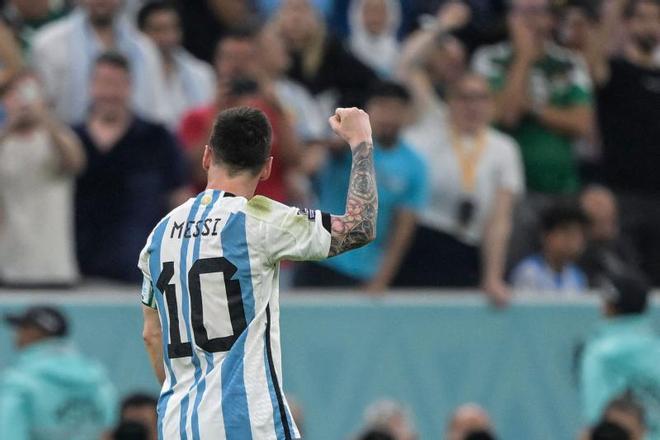 El gol de Messi ante México en el Mundial y la celebración de Argentina